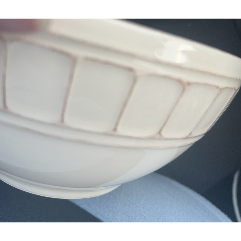 Matceramica Venice White Cereal/serving Bowl Made in Portugal 7.25" Round - Picture 5 of 8